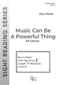 Music Can Be a Powerful Thing SA choral sheet music cover